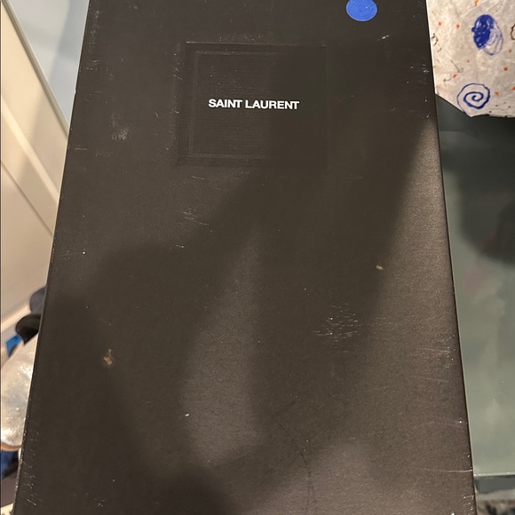 Saint Laurent Men's Bold Red Sneakers (Rouge Eros) with BOX and duster - Picture 3 of 5